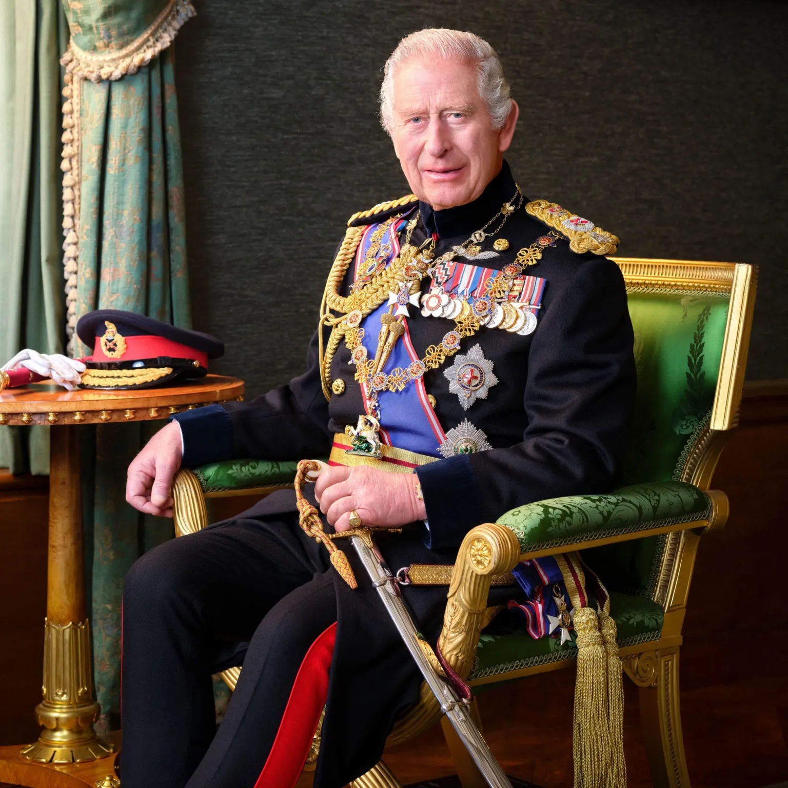 New portrait of King released for Armed Forces Day 2024
