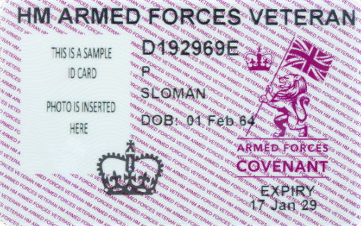 Veteran ID to vote